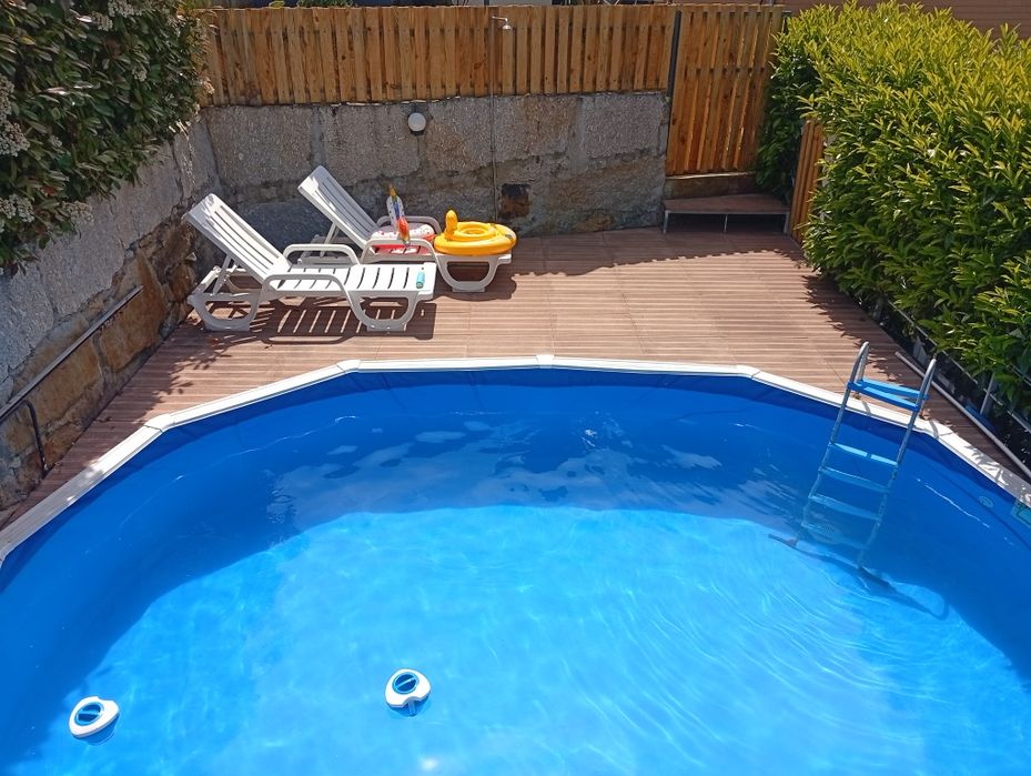 Refúgio da pinheira, férias Chalé com piscina e salamandra