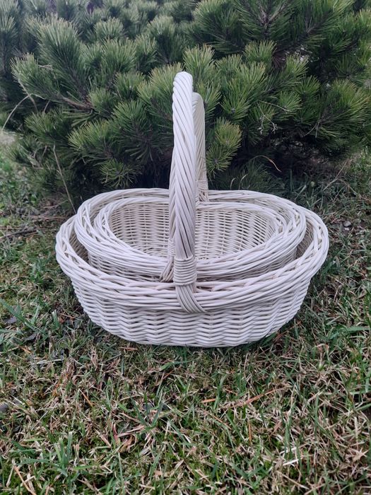 Пасхальні кошики З відбіленоі лозитільки опт