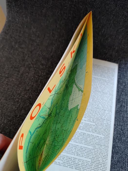 Stara mapa przeglądowa Europy – Polska 1983