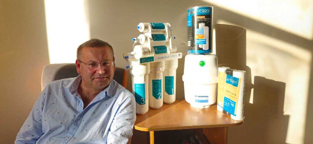 Встановлення фільтра для води з  обратним осмосом в Одесі