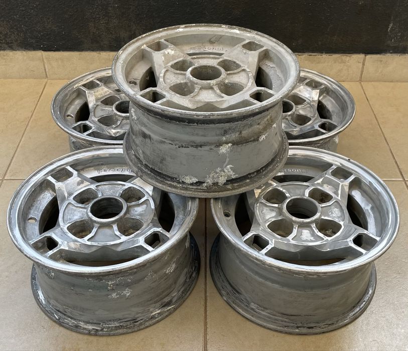 Conjunto de 5 jantes marca Personal 5x10 para Mini clássico