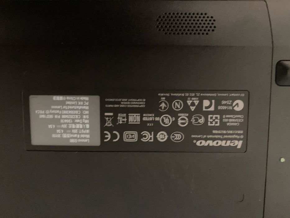 Ноутбук Lenovo G580