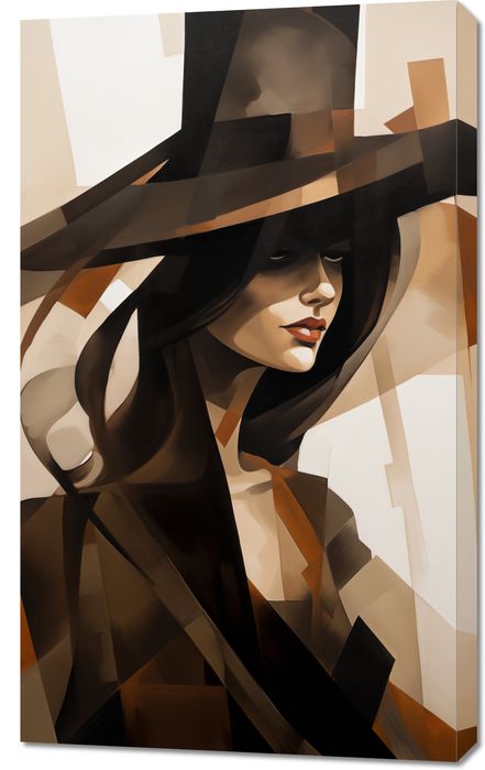 Obraz 60x100cm Skrywająca się Tajemniczość