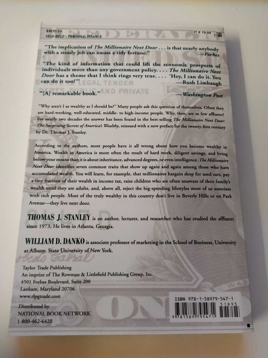 The Millionaire Next Door - William D. Danko & Thomas J. Stanley