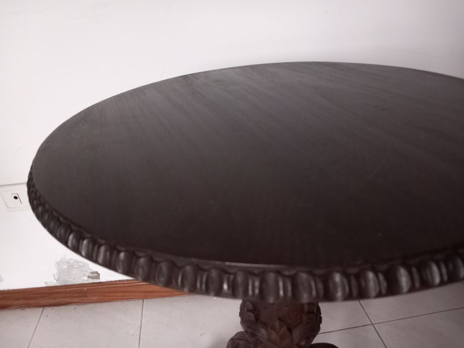 Mesa apoio redonda