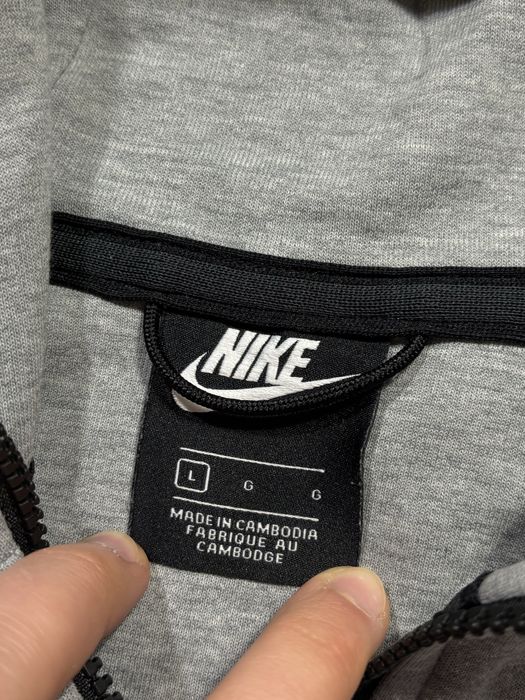 Зіпхуді Nike Tech Fleece | Оригінал | Найк Теч Фліс | Розмір Л