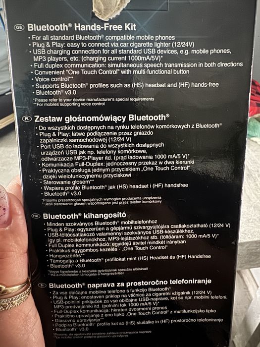 Nowy zestaw głośnomówiący