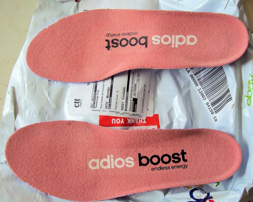 Adidas Adizero Boost, modelo RARO nº42 2/3, 50€ PORTES INCLUÍDOS (não estão em uso)