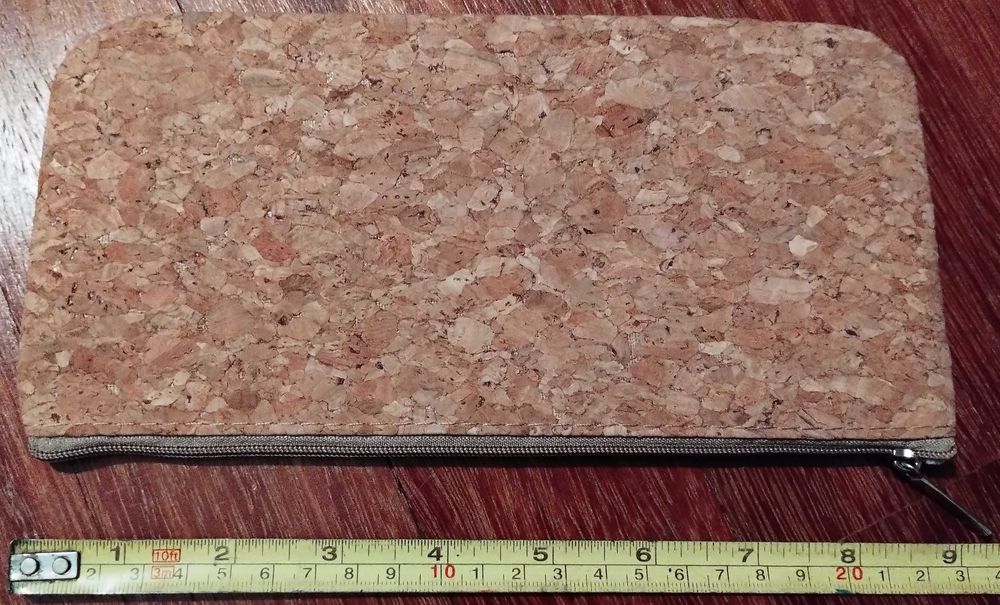 Bolsa Cortiça Setim Carteira Nova Multiusos