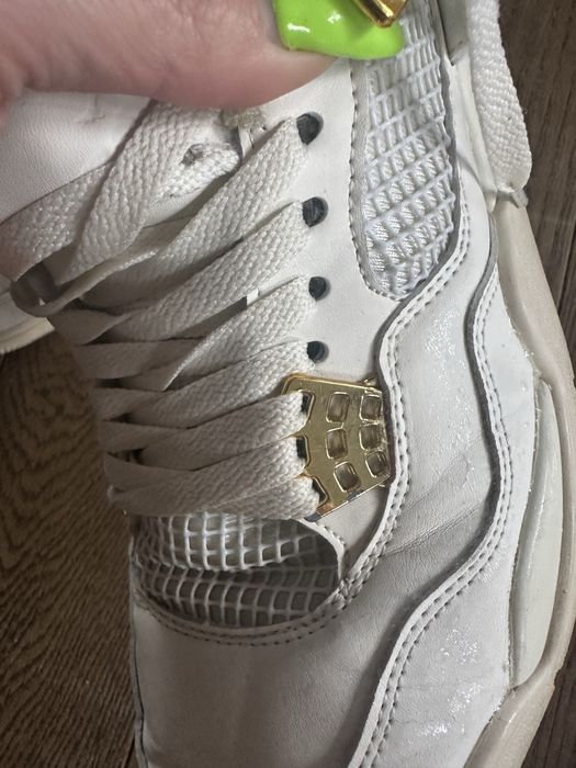 Buty sneakersy Nike Air Jordan 4 Retro Metallic Gold 43