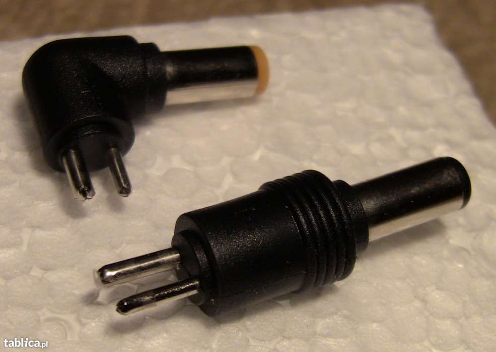 Wtyczki końcówki zasilacza laptop: Acer Dell HP Toshiba IBM LG Fujitsu