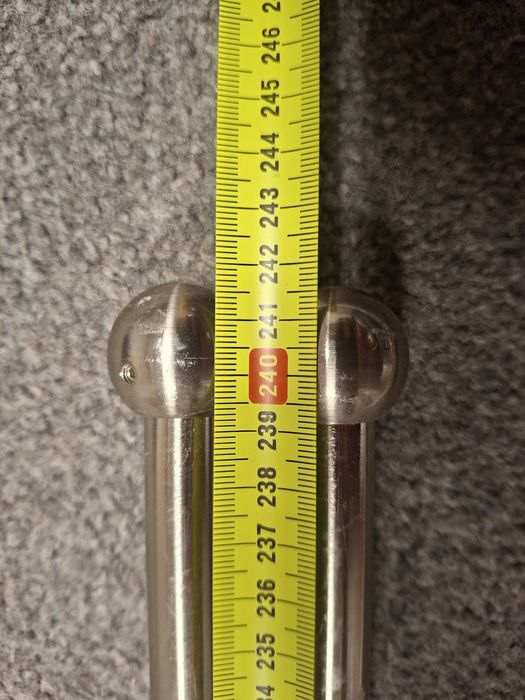 Karnisze 6szt 204cm i 244cm