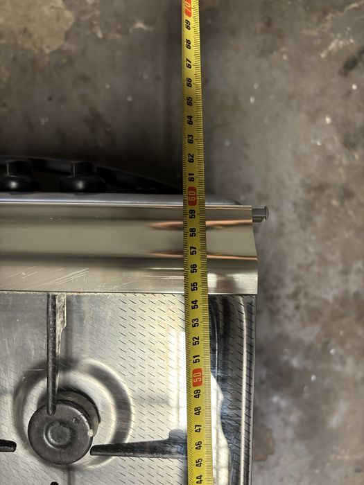 Kuchenka gazowo-elektryczna Indesit 50 cm – Inox + wąż z reduktorem