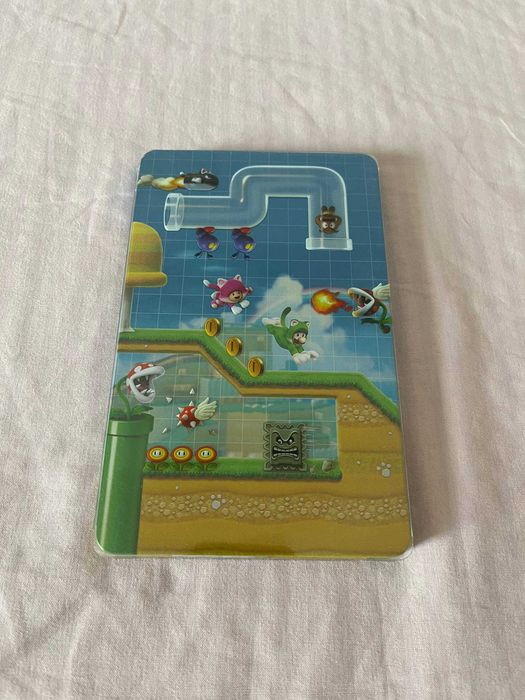 Steelbook Super Mario Maker 2 Nintendo Switch, só a caixa, com mossa