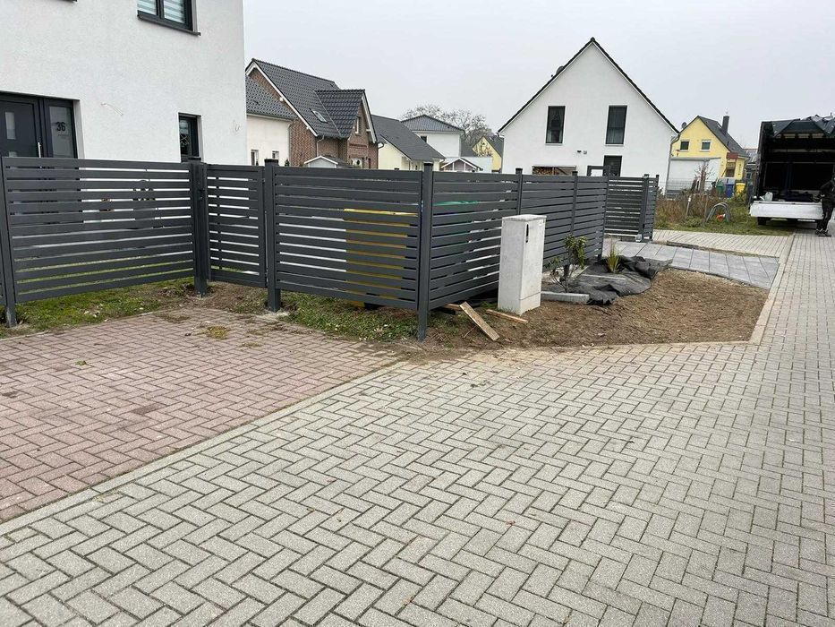 Tanie ogrodzenie frontowe / palisada / ogrodzenie nowoczesne