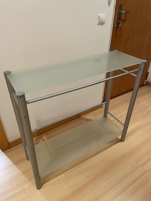 Estante vidro para Hall de entrada