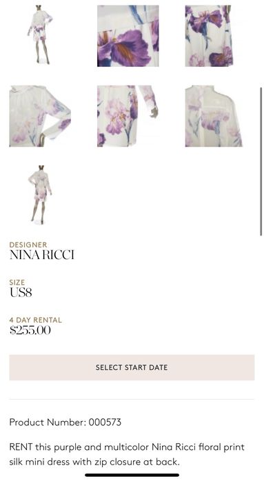 Сукня Nina Ricci шовкове плаття