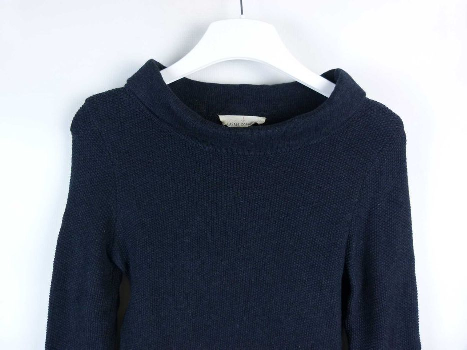 Seasalt Cornwall granatowy sweter z golfem bawełna 8 / 36