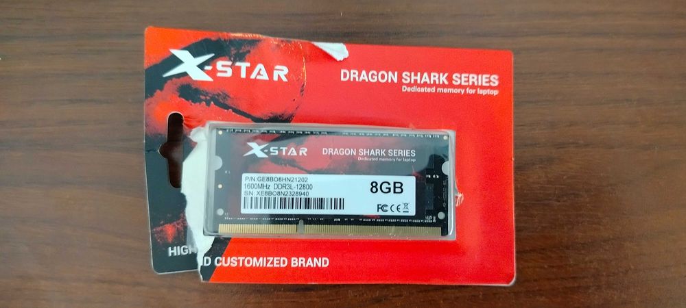 X-Star Pamięć Ram Dragon DDR3L 8GB 1,35v PC3L 1600MHz do laptopa