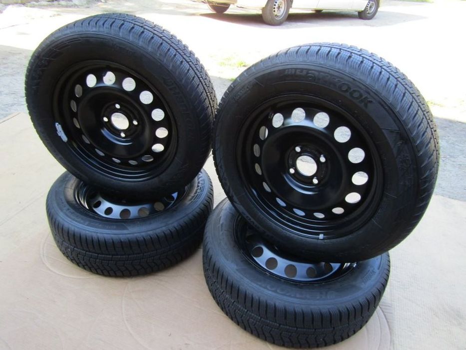 4x felgi koła 16 ford B-MAX Fiesta MK7 MK8 EcoSport + Opony 205/60 16 Zimowe + czujniki TPMS