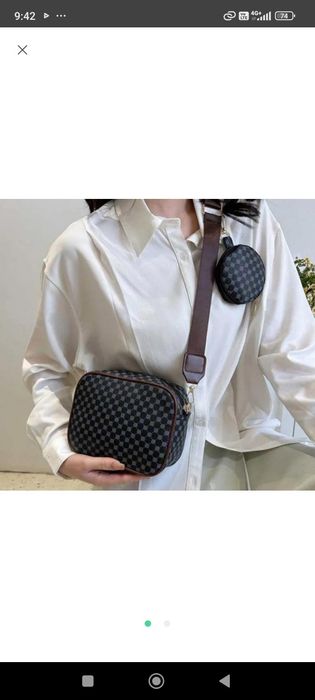 Сумка h&m Zara next замша