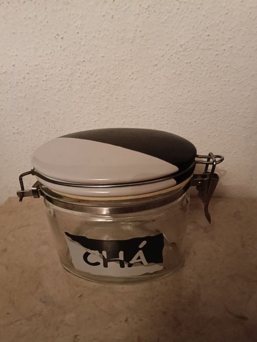 Frasco vidro para chá