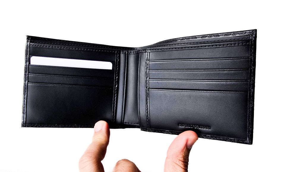 Carteira em pele EMPORIO ARMANI