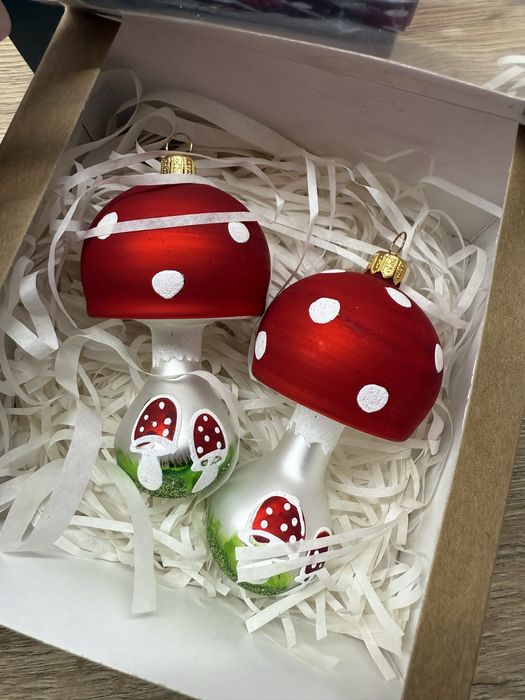 Ręcznie malowane bombki choinkowe