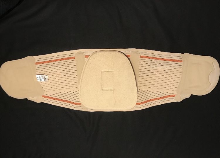Cinta semi-rígida de suporte lombar evotec