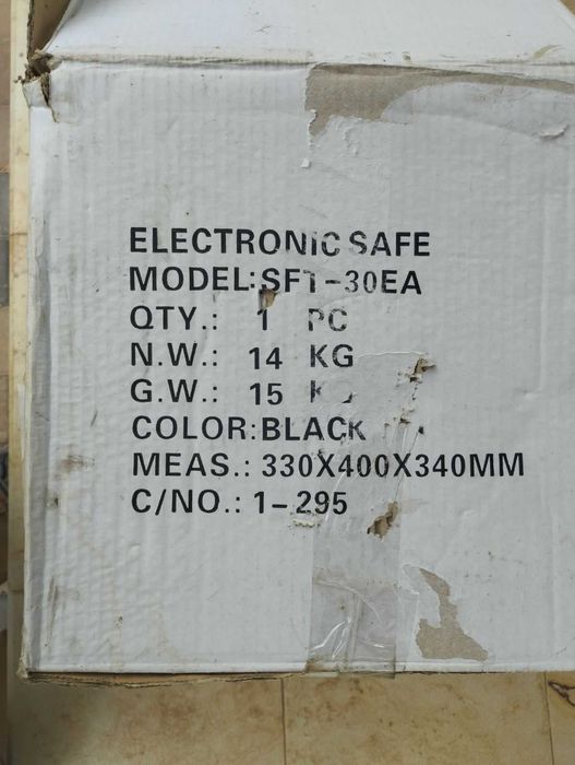Електронний цифровий сейф SFT-30EA для дому, офісу. Новий