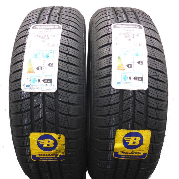 Opony 215/70/16 Barum 215/70R16 100H Polaris 5 Zimowe 2018 Jak Nowe