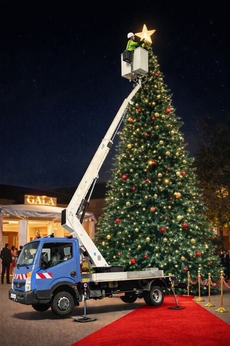 Aluga barquinha plataforma elevatoria 16 metros