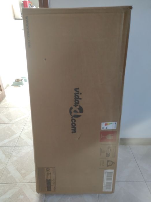Toucador/ penteadeira com LEDs 74,5x40x141 cm sonoma cinza