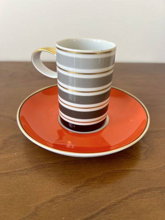 Chávena de café da vista alegre decoração casablanca