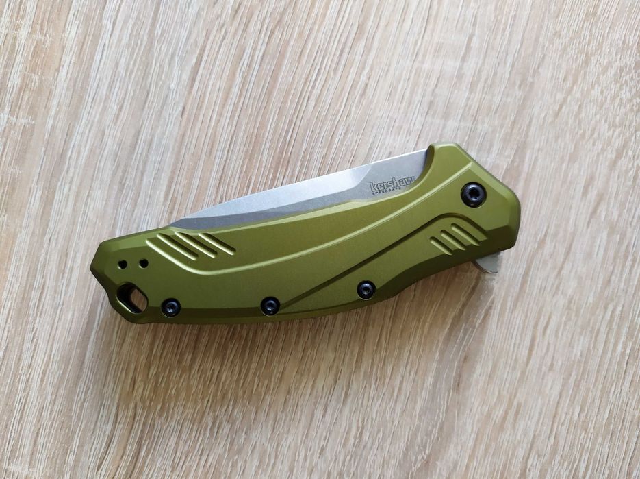 Нож Kershaw Link CPM 20CV Stonewashed KS1776OLSW, Aluminum Handle