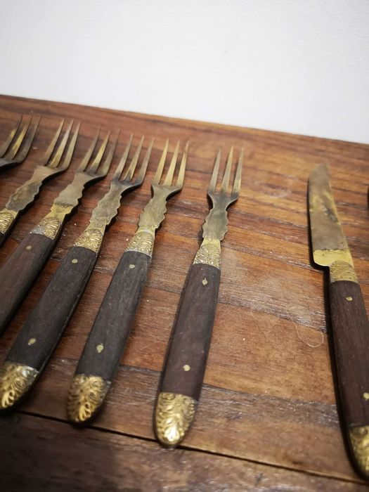 Talheres antigos em latão | século XVIII