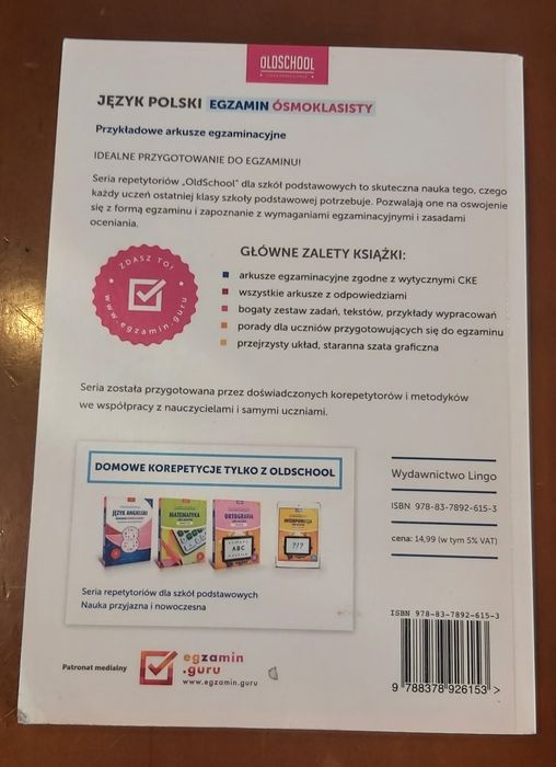 Język polski egzamin ośmioklasisty przykładowe arkusze egzaminacyjne