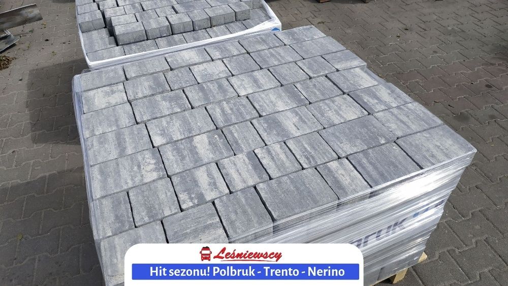 Kostka brukowa-Polbruk Trento Nerino*barwy zimy*na podjazd KURIER HDS!