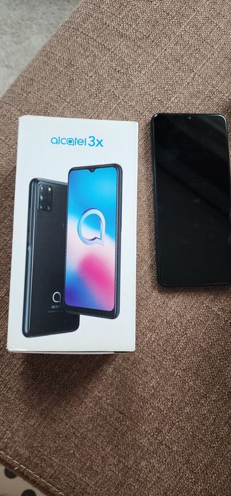 Alcatel  3X com caixa e 2 Capas