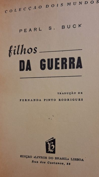Filhos da Guerra colecção dois mundos de  1968