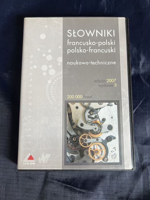 Słownik naukowo- techniczny na CD  francusko-polski