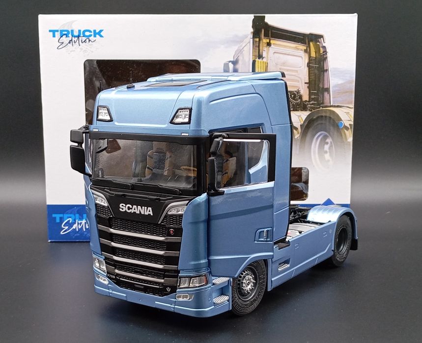 SOLIDO SO2400304 Solido Scania S770 Highline Frost Edition Blue – Camion Miniature 1/50 édition Limitée Bleu Givré