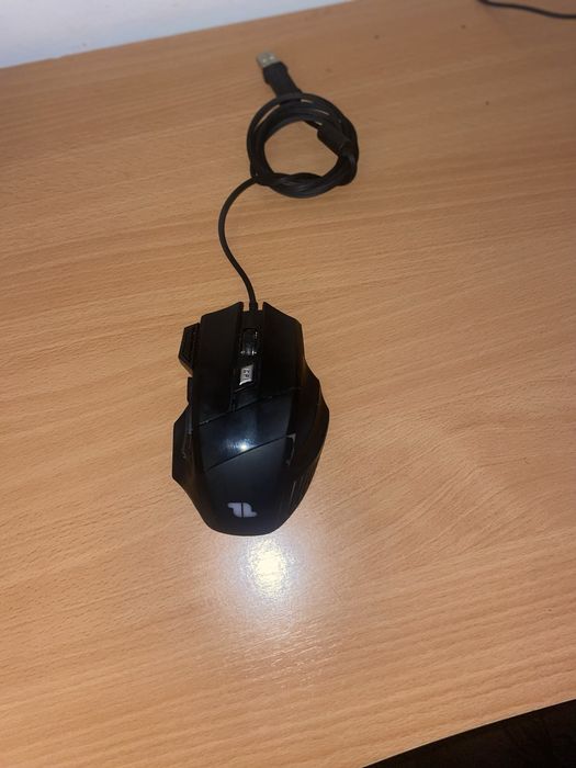 Rato Gaming USB com Botões Laterais e LED