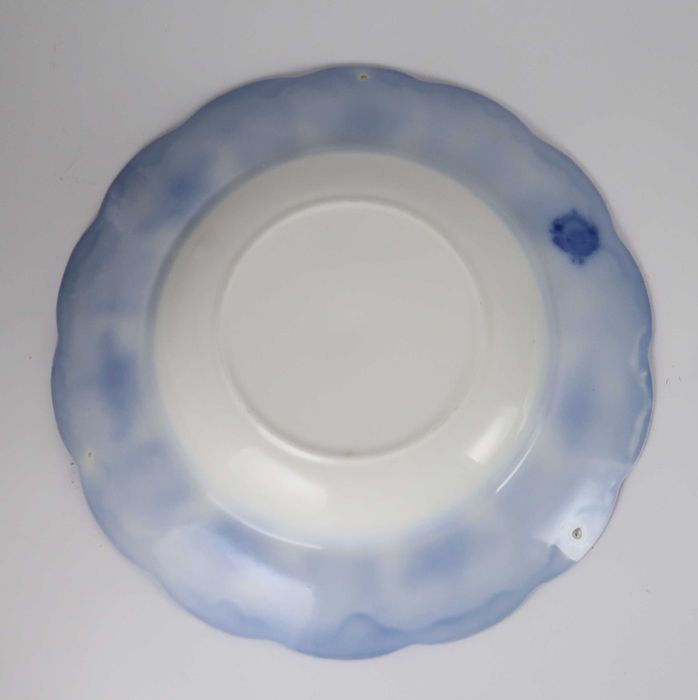 Prato antigo W.H. Grindley flow blue