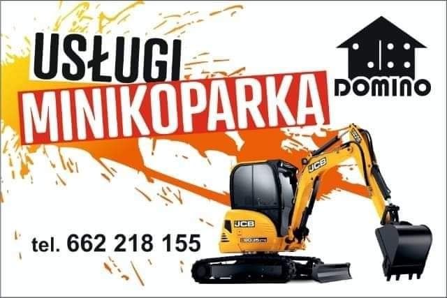 Usługi Minikoparką i wywrotką, koparka, mini ładowarka Środa Wlkp