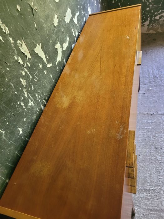 Komoda długa Mezulanik vintage Design Czechosłowacja prl