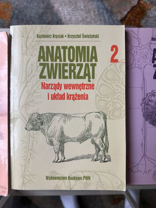K.Krysiak Anatomia Zwierząt 1,2,3 ; rok 2012