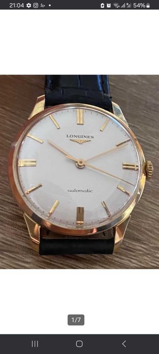 Zegarek Longines Automatic złoty 18k
