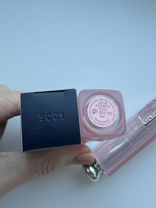 Бальзам для губ Dior addict lip glow  001 pink