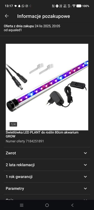 Lampa LED PLANT z firmy aqualed
